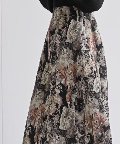 rps（アールピーエス）の「ゴブランＡラインスカート（スカート・レディース・アイボリー/ブラック/ブラック系その他2・フリー）」の16枚目の写真