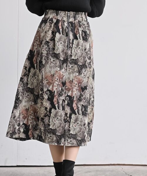 rps（アールピーエス）の「ゴブランＡラインスカート（スカート・レディース・アイボリー/ブラック/ブラック系その他2・フリー）」の17枚目の写真