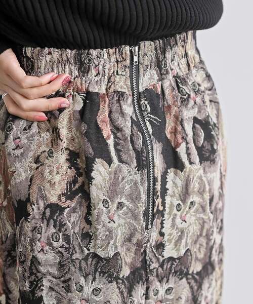 rps（アールピーエス）の「ゴブランＡラインスカート（スカート・レディース・アイボリー/ブラック/ブラック系その他2・フリー）」の19枚目の写真