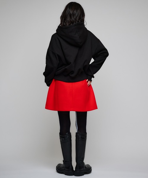 Narcissus（ナルシス）の「ウールミニスカート/台形（スカート・レディース・ブラック/レッド・FREE）」の8枚目の写真