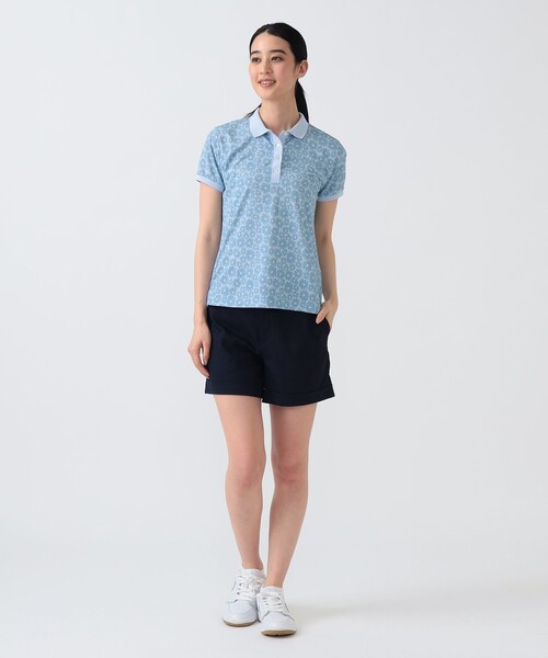 BEAMS GOLF（ビームスゴルフ）の「PURPLE LABEL / リネンライク 裾ダブル ショートパンツ（その他パンツ・レディース・ネイビー/ベージュ/サックスブルー・MEDIUM/LARGE/SMALL）」の20枚目の写真