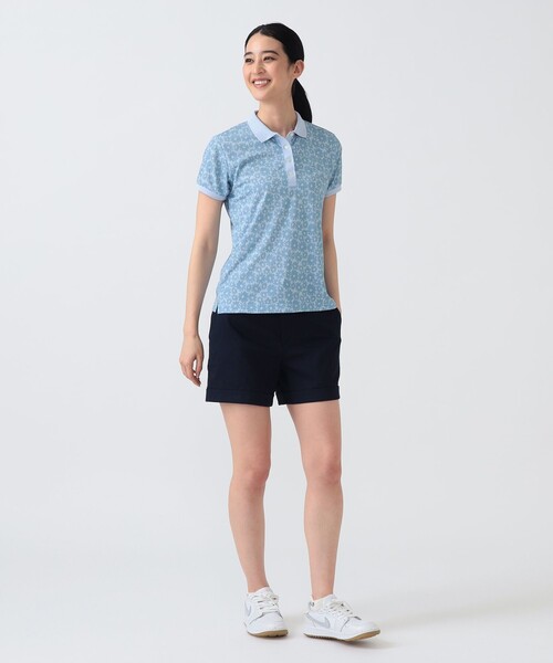 BEAMS GOLF（ビームスゴルフ）の「PURPLE LABEL / リネンライク 裾ダブル ショートパンツ（その他パンツ・レディース・ネイビー/ベージュ/サックスブルー・MEDIUM/LARGE/SMALL）」の21枚目の写真
