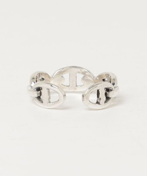 MAISON CLUB(メゾンクラブ)の「【MAISON CLUB】Anchor Chain Ring Silver925 / アンカーチェーンリング シルバー925 フリーサイズ KUN(リング・メンズ・シルバー・FREE)」の2枚目の写真