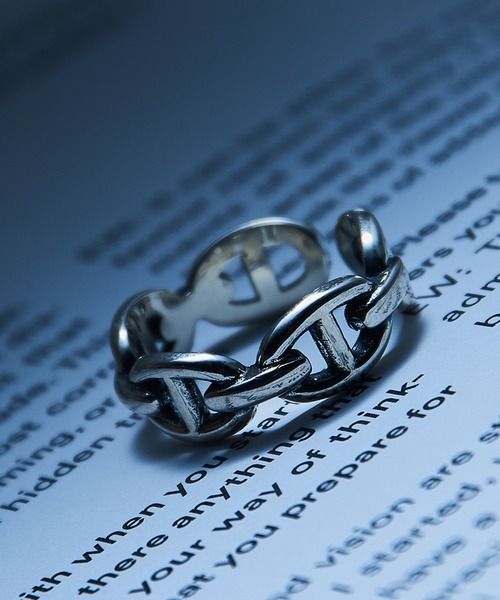 MAISON CLUB(メゾンクラブ)の「【MAISON CLUB】Anchor Chain Ring Silver925 / アンカーチェーンリング シルバー925 フリーサイズ KUN(リング・メンズ・シルバー・FREE)」の1枚目の写真