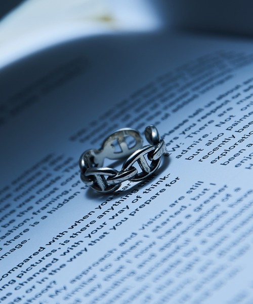 MAISON CLUB(メゾンクラブ)の「【MAISON CLUB】Anchor Chain Ring Silver925 / アンカーチェーンリング シルバー925 フリーサイズ KUN(リング・メンズ・シルバー・FREE)」の3枚目の写真