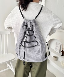 SOLLON.（ソルロン）の「チェックドローコードナップサック（バックパック/リュック）」