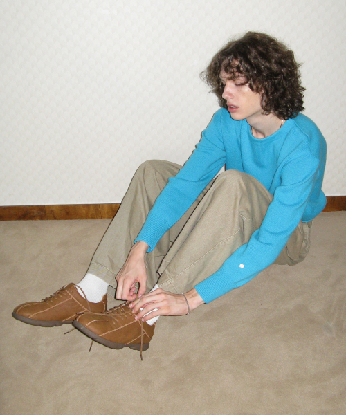 FOGGY MOODY(ポギムディ)の「Fuzzy 0021. Stiched Lace-Up - 4colors(スニーカー・レディース・ライトグレー/ブラック/ブラウン/キャメル・22.5cm/27cm/28cm/23cm/23.5cm/24cm/24.5cm/25cm/26cm)」の11枚目の写真