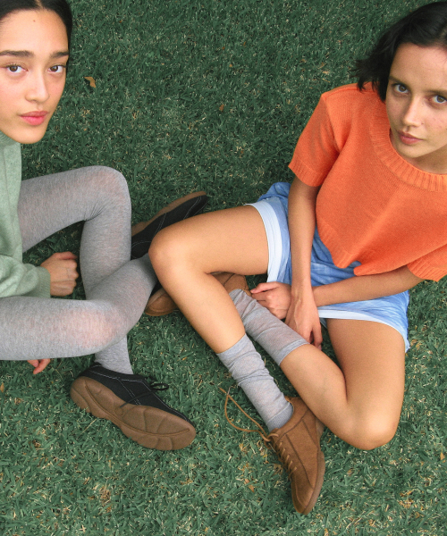 FOGGY MOODY(ポギムディ)の「Fuzzy 0021. Stiched Lace-Up - 4colors(スニーカー・レディース・ライトグレー/ブラック/ブラウン/キャメル・22.5cm/27cm/28cm/23cm/23.5cm/24cm/24.5cm/25cm/26cm)」の13枚目の写真