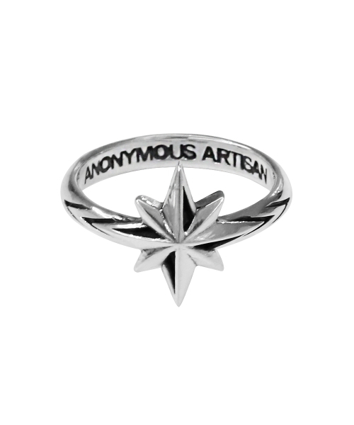 ANONYMOUS ARTISAN(アノニマスアルティザン)の「Oldschool Compass Star Ring(リング・レディース・その他・29号/27号/22号/23号/24号/25号/26号/17号/18号/19号/20号/15号/21号/30/28/12号/13号/16号/14号)」の4枚目の写真