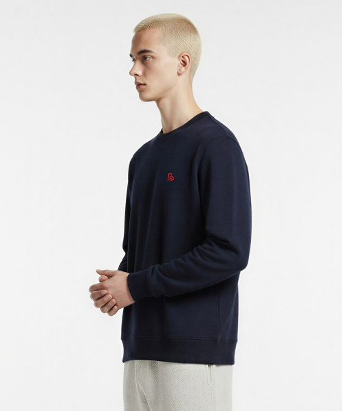 LENGAGEMENT（ランガージュマン）の「スモールハートクラシックスウェット [ネイビー]（スウェット・レディース・その他・MEDIUM/LARGE/X-LARGE）」の6枚目の写真