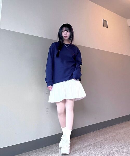 LENGAGEMENT（ランガージュマン）の「スモールハートクラシックスウェット [ネイビー]（スウェット・レディース・その他・MEDIUM/LARGE/X-LARGE）」の9枚目の写真