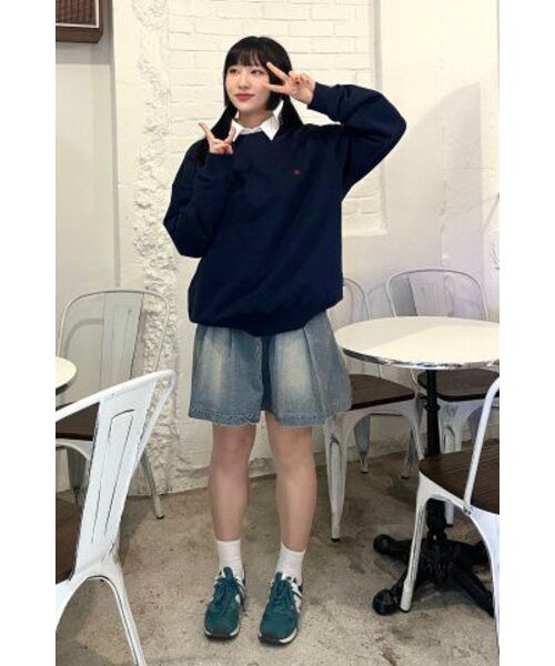 LENGAGEMENT（ランガージュマン）の「スモールハートクラシックスウェット [ネイビー]（スウェット・レディース・その他・MEDIUM/LARGE/X-LARGE）」の20枚目の写真