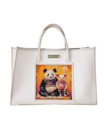 DVAN（ドゥヴァン）の「FRAME IN GALLERY TOTEBAG LARGE (IVORY)（トートバッグ）」