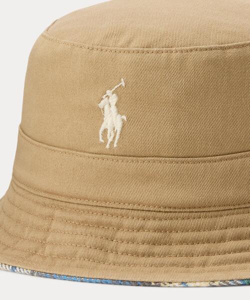 POLO RALPH LAUREN（ポロ ラルフ ローレン）の「リバーシブル ツイルフランネル バケット ハット（ハット・メンズ・マルチ・L/XL/S/M）」の5枚目の写真