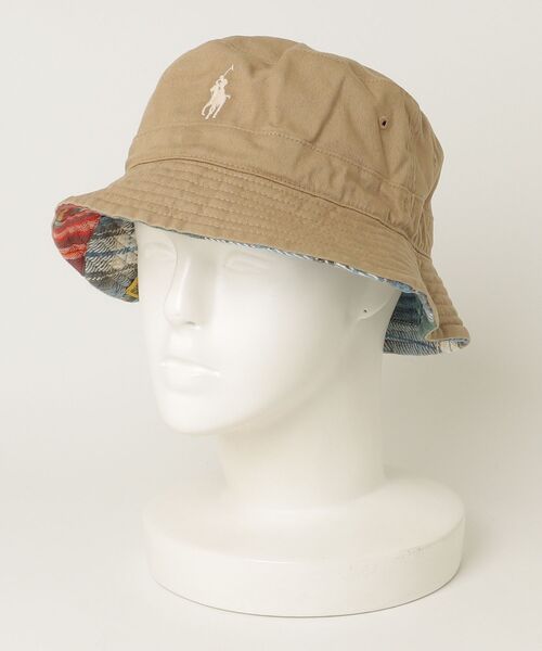POLO RALPH LAUREN（ポロ ラルフ ローレン）の「リバーシブル ツイルフランネル バケット ハット（ハット・メンズ・マルチ・L/XL/S/M）」の2枚目の写真