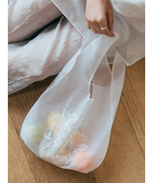 Fiore（-）の「organza lily bag（エコバッグ/サブバッグ）」