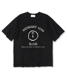 12M.AMロゴ 半袖Tシャツ ブラック