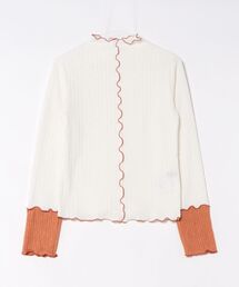 INTERPLANET | フクレジャガード袖配色切替メロートップス(Tシャツ/カットソー)