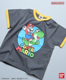 【スーパーマリオ】別注プリントリンガーＴシャツ