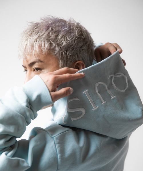 VANQUISH（ヴァンキッシュ）の「Pigment Dyed Sweat Hoodie（パーカー・メンズ・ブルー/グリーン/ブラック・L/M）」の6枚目の写真