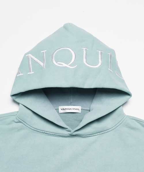 VANQUISH（ヴァンキッシュ）の「Pigment Dyed Sweat Hoodie（パーカー・メンズ・ブルー/グリーン/ブラック・L/M）」の8枚目の写真