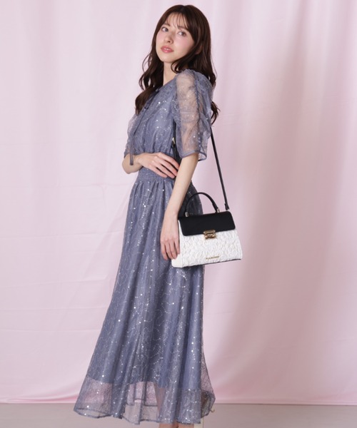 JILL by JILL STUART(ジルバイジルスチュアート)の「◇フラップレースバッグ(ハンドバッグ・レディース・ブラック/ホワイト・FREE)」の7枚目の写真