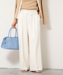 NOLLEY’S Sophi | ウォッシャブルWウエストワイドパンツ(その他パンツ)
