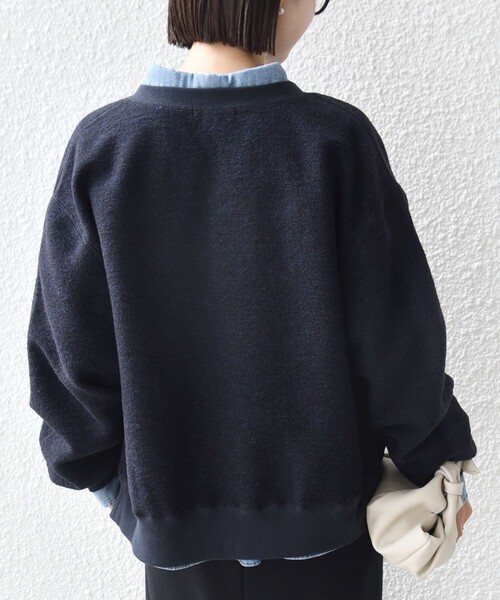 SHIPS(シップス)の「〈手洗い可能〉スライバー スナップ ボタン カーディガン(カーディガン/ボレロ・レディース・クリーム/ライトグレー/ネイビー・ONE SIZE)」の22枚目の写真