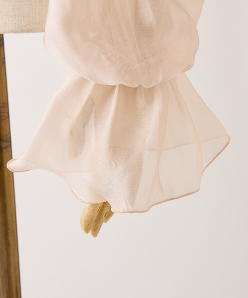 one after another NICE CLAUP(ワンアフターアナザーナイスクラップ)の「アメスリリボンブラウス(シャツ/ブラウス・レディース・ピンクベージュ/ブルー系その他/ドット・FREE)」の15枚目の写真