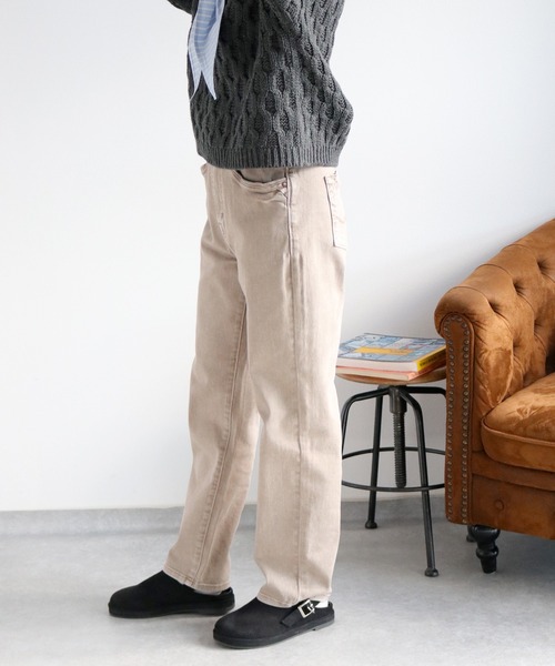 cepo（セポ）の「〈5色展開〉ストレッチクロップドデニムパンツ（デニムパンツ・レディース・ワンウォッシュ/オフホワイト/ブルー系3/ブラウン/ブルー系2・L/M/S）」の14枚目の写真