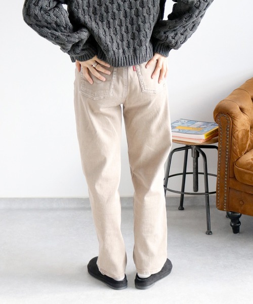 cepo（セポ）の「〈5色展開〉ストレッチクロップドデニムパンツ（デニムパンツ・レディース・ワンウォッシュ/オフホワイト/ブルー系3/ブラウン/ブルー系2・L/M/S）」の15枚目の写真