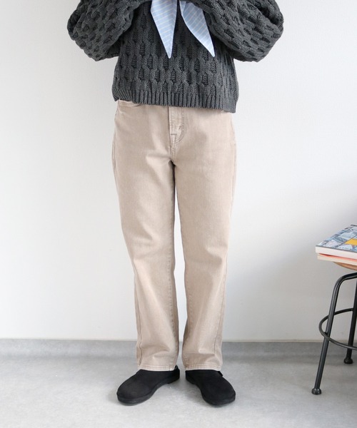 cepo（セポ）の「〈5色展開〉ストレッチクロップドデニムパンツ（デニムパンツ・レディース・ワンウォッシュ/オフホワイト/ブルー系3/ブラウン/ブルー系2・L/M/S）」の12枚目の写真