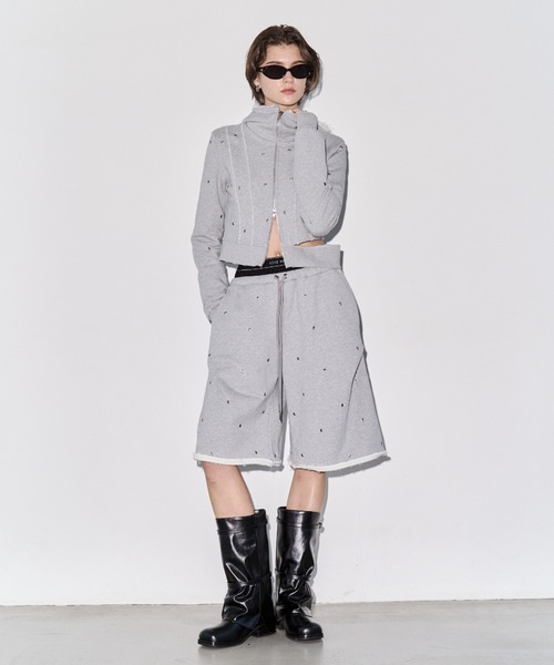 JOSE MOON(ジョゼムーン)の「FORM HOODIE/フォームフーディー(パーカー・レディース・ベージュ/グレー/チャコールグレー・FREE)」の16枚目の写真