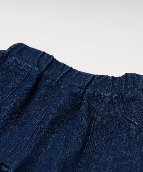 URBAN CHERRY（アーバンチェリー）の「裾フリンジフロントリボンデニム（デニムパンツ・キッズ・ブルー・130cm/110cm/120cm/140cm/150cm）」の10枚目の写真