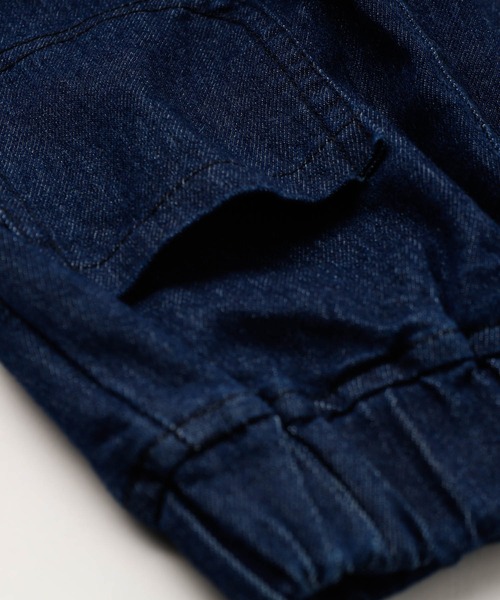 URBAN CHERRY（アーバンチェリー）の「裾フリンジフロントリボンデニム（デニムパンツ・キッズ・ブルー・130cm/110cm/120cm/140cm/150cm）」の17枚目の写真