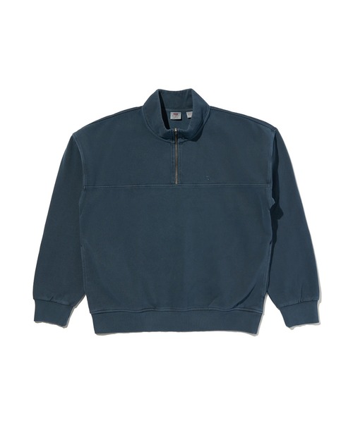 Levi's（リーバイス）の「Levi's/リーバイス MARINA クォータージップ スウェットシャツ（スウェット・メンズ・ブルー・XL/L/M/S）」の2枚目の写真