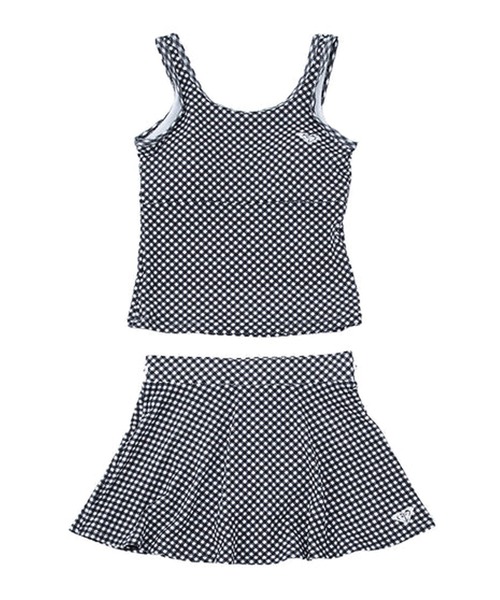 ROXY（ロキシー）の「ROXY/ロキシー 水着 ビキニ タンキニ チェック柄 TSW261100（水着・キッズ・ブルーグリーン/ブラック・150cm/140cm/130cm）」の20枚目の写真