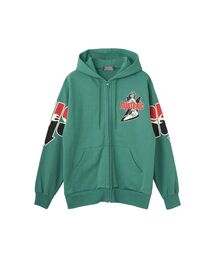 ヒステリックグラマー　パーカー　カーキ　L HYSTERIC GLAMOUR（ヒステリックグラマー）の「THRILLS AND CHILLS