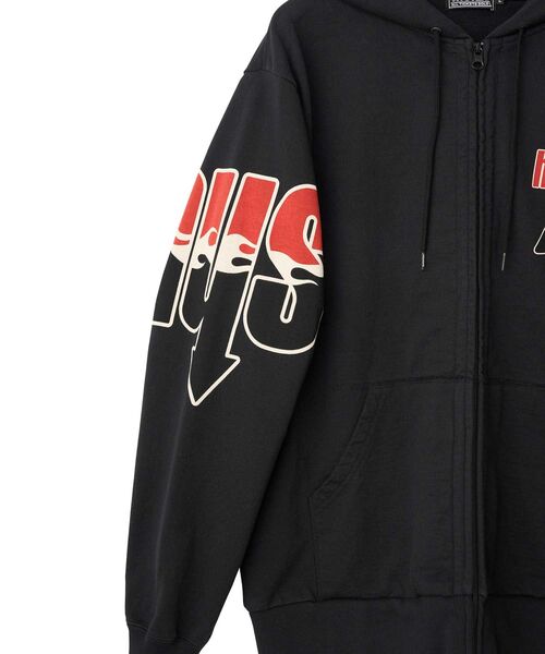 HYSTERIC GLAMOUR（ヒステリックグラマー）の「HYS FLARE LOGO パーカー（パーカー・メンズ・グリーン/ブラック/トップグレー・MEDIUM/SMALL/X-LARGE/LARGE）」の18枚目の写真