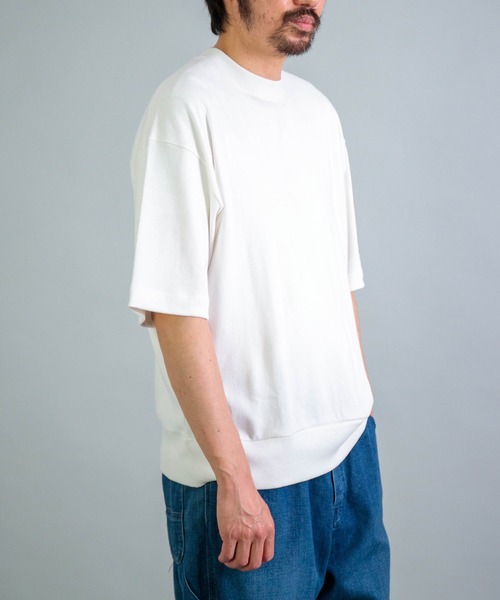 gicipi（ジチピ）の「[gicipi] TONNO / クルーネックリラックスフィット Tシャツ（Tシャツ/カットソー・メンズ・ホワイト/コバルトブルー/ベージュ/ブラック・4/5）」の21枚目の写真