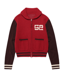 AMESWORLDWIDE | CROP COWICHAN CARDIGAN RED(カーディガン/ボレロ)