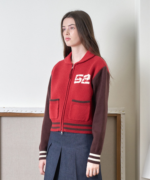 AMESWORLDWIDE(アメスワールドワイド)の「CROP COWICHAN CARDIGAN RED(カーディガン/ボレロ・レディース・その他・FREE)」の7枚目の写真