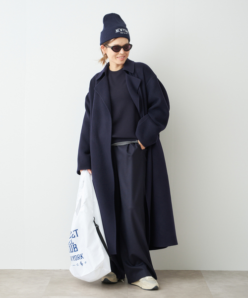 Deuxieme Classe（ドゥーズィエムクラス）の「BTN New York Beanie（ニットキャップ/ビーニー・レディース・ネイビー・FREE）」の2枚目の写真