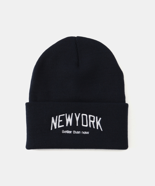 Deuxieme Classe（ドゥーズィエムクラス）の「BTN New York Beanie（ニットキャップ/ビーニー・レディース・ネイビー・FREE）」の3枚目の写真