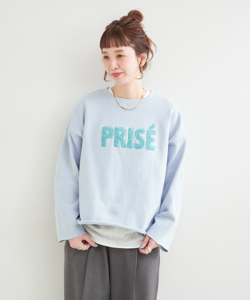 セール】《追加》ラメサガラ刺繍ロングスリーブ（スウェット）｜B.C