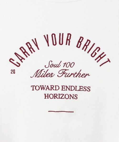 JEANASIS(ジーナシス)の「アソートロゴシシュウウラケプルオーバー/647632(スウェット・レディース・ホワイト系その他/ネイビー系/グレー系その他・FREE)」の5枚目の写真