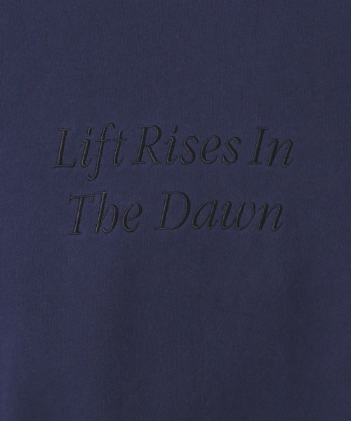 JEANASIS(ジーナシス)の「アソートロゴシシュウウラケプルオーバー/647632(スウェット・レディース・ホワイト系その他/ネイビー系/グレー系その他・FREE)」の6枚目の写真