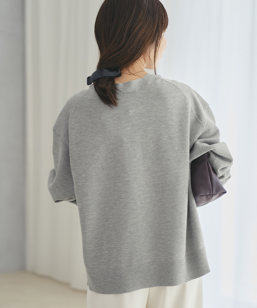 plage（プラージュ）の「《WEB限定追加》sweat kn nuance カーディガン（カーディガン/ボレロ・レディース・チャコールグレー/ライトグレー・FREE）」の11枚目の写真