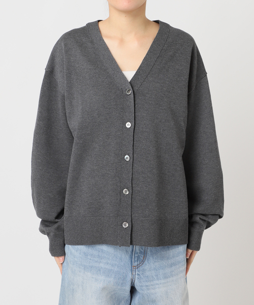 plage（プラージュ）の「《WEB限定追加》sweat kn nuance カーディガン（カーディガン/ボレロ・レディース・チャコールグレー/ライトグレー・FREE）」の3枚目の写真