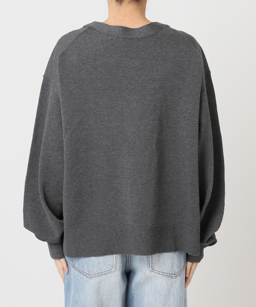 plage（プラージュ）の「《WEB限定追加》sweat kn nuance カーディガン（カーディガン/ボレロ・レディース・チャコールグレー/ライトグレー・FREE）」の17枚目の写真